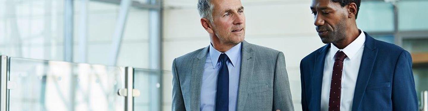 To men talking about innovation and hr